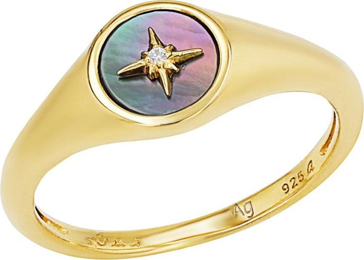 Immagine prodotto S.Oliver Anelli da donna, argento 925, zirconi sintetici. | Stella (58, 925 Argento)