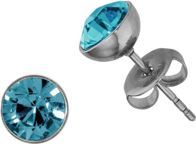 Bijouteria Ohrstecker (Edelstahl, Kristall)