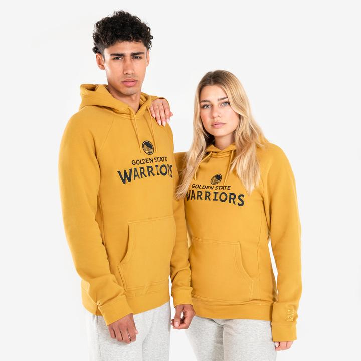 Produktbild Tarmak Damen/Herren Sweatshirt mit Kapuze Golden State Warriors - Hoodie 900 NBA gelb (M)