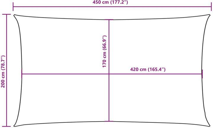 Image du produit VidaXL Nezhatok (200 x 450 cm)