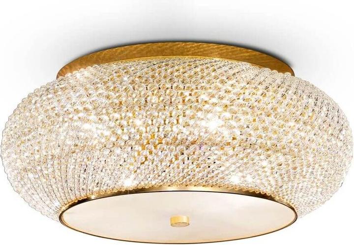 Immagine prodotto Ideal lux Plafoniera PASHA' E14 a 10 vie ⌀550mm dimmerabile oro 100791 (E14)