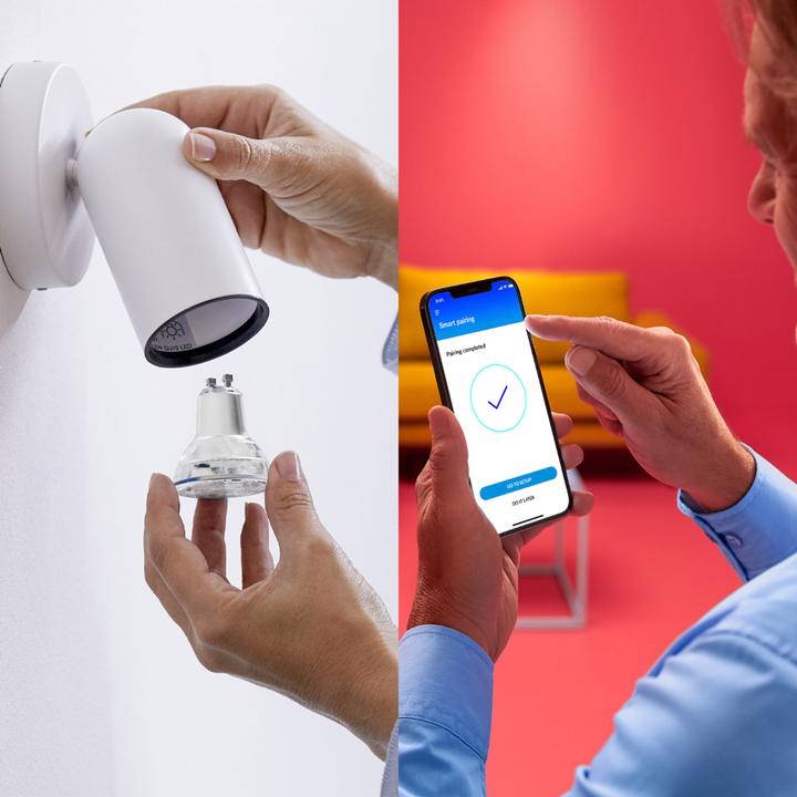 Image du produit WiZ Spot (GU10, 4.70 W, 345 lm, 1 x, F)