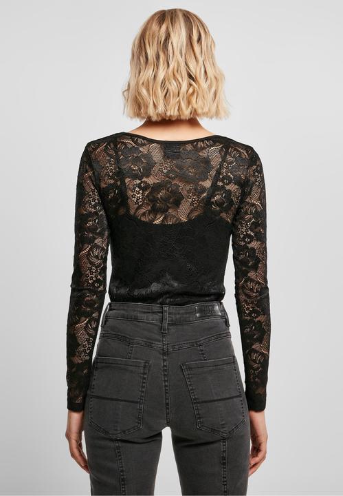 Image du produit Urban Classics Ladies Lace Longsleeve Body (XXL)