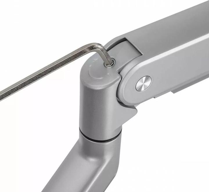 Produktbild Ergo Office Monitorhalter Aluminium mit Gasfeder, Doppelgriff, VESA 75x75 (Tisch, 32")