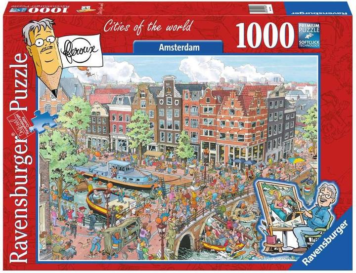 Ravensburger Puzzle 12000296 - Amsterdam - 1000 pieces jigsaw puzzle for adults and children from 14 (1000 pieces)