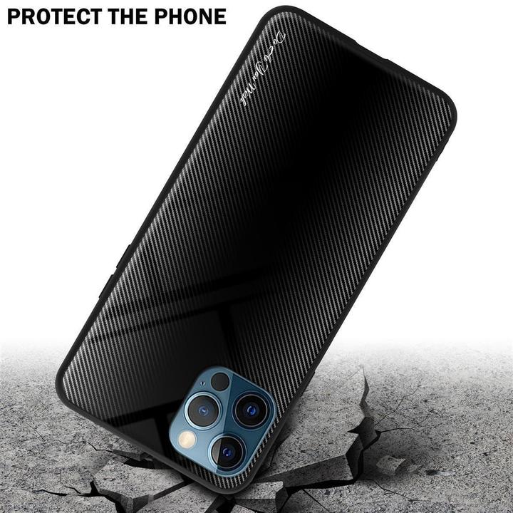 Actual product image Cadorabo TPU Striped Glass Cover (Apple iPhone 12, Realme 12 Pro+)