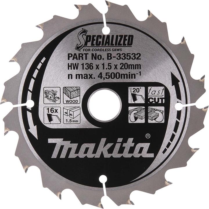 Makita Lama di sega circolare SPECIALIZZATA 136