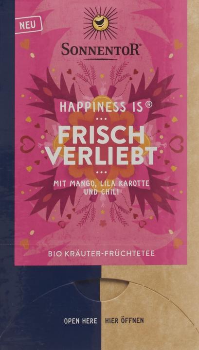 Produktbild Sonnentor Happiness Is Frisch Verliebt Bio Kräuter Früchtetee (18x2g) (78 g)