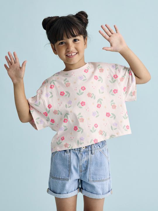 Actual product image Vertbaudet Mädchen T-Shirt in Cropped-Länge (146)