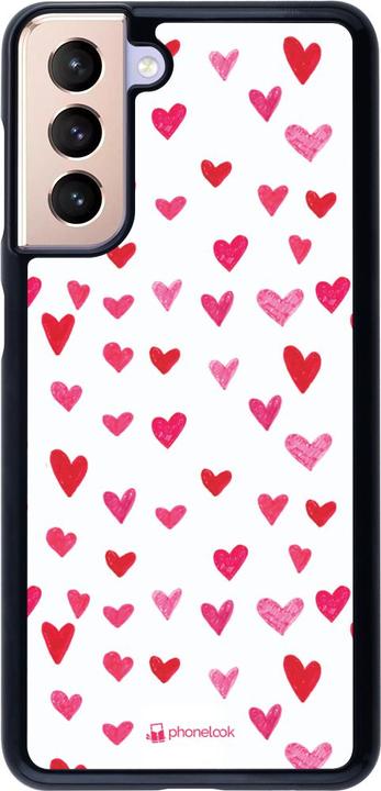 Produktbild PhoneLook Hülle Valentine 2022 Many pink hearts (Samsung Galaxy S21 5G)