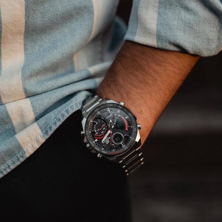 Produktbild Casio Edifice ECB-900DB-1AER (Digitaluhr, Analoguhr, Chronograph, 46 mm)