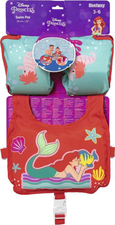 Image du produit Bestway Aide à la flottabilité Little Mermaid avec housse textile, 3-6 ans (30-60 kg)