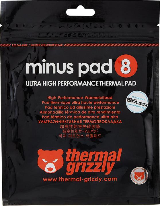 Immagine prodotto Thermal Grizzly Pad meno 8 - 120 (3 mm, 8 W/m K)