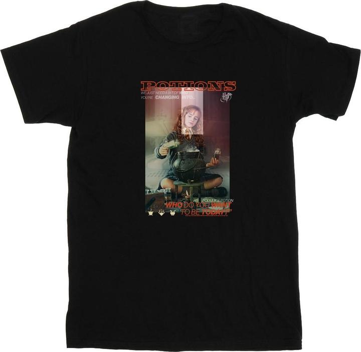Actual product image Girls Hermoine Granger Polyjuice Cotton T-Shirt (116)