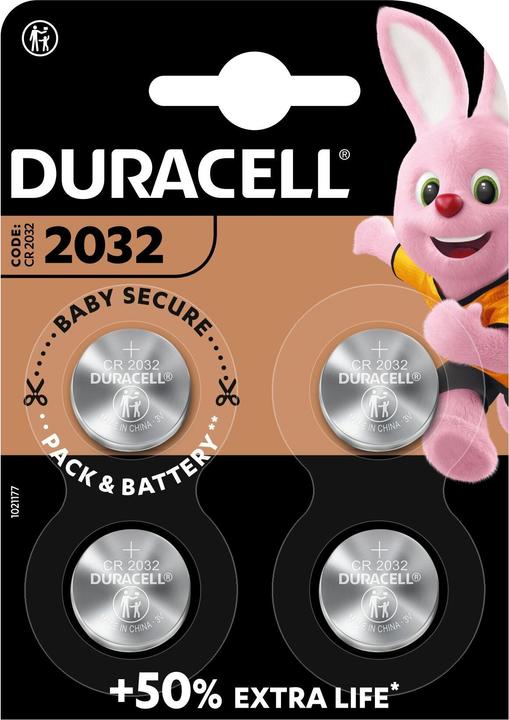 Duracell CR2032 (4 Stk., CR2032, 225 mAh)