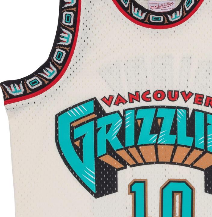 Actual product image Mitchell & Ness Swingman Jersey Vancouver Grizzlies OFF-WHITE Mike Bibby - S (S)