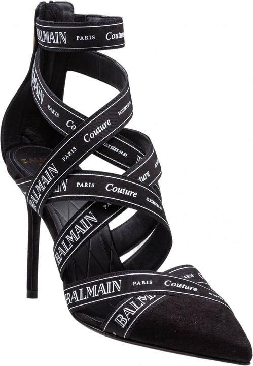 Produktbild Balmain ribbon suede pump couture sandal (37)