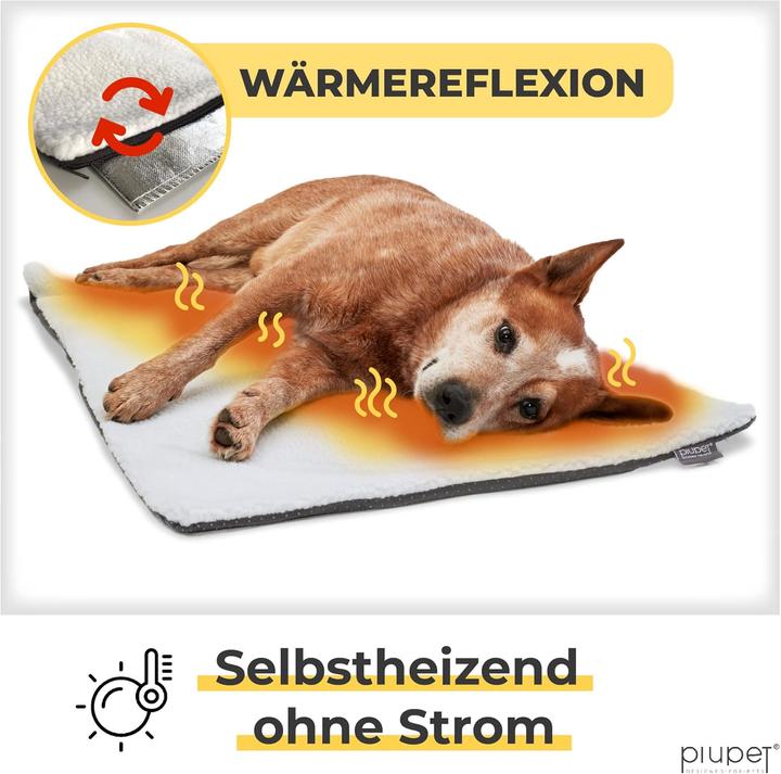 Immagine prodotto PiuPet Coperta per cani autoriscaldante (Cane, Gatto)