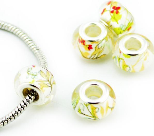 Produktbild Hermex Bead Perle versilbert - Silbrig Weiss (Metallegierung, Acrylglas)