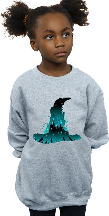 Immagine prodotto Hogwarts Silhouette Felpa Ragazze (152, 158)
