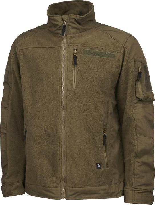 Brandit Fleece Ripstop Outdoorjacke Grösse L Farbe Oliv (L)