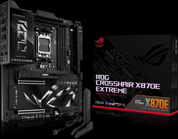 Actual product image ASUS MB Amd Am5 Rog Crosshair X870e Extreme (AM5, AMD X870, E-ATX)