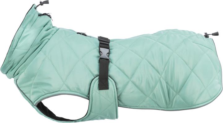 Actual product image Trixie CityStyle Oslo coat, recycled, S, 36 cm, Jade (S, Dog coat)