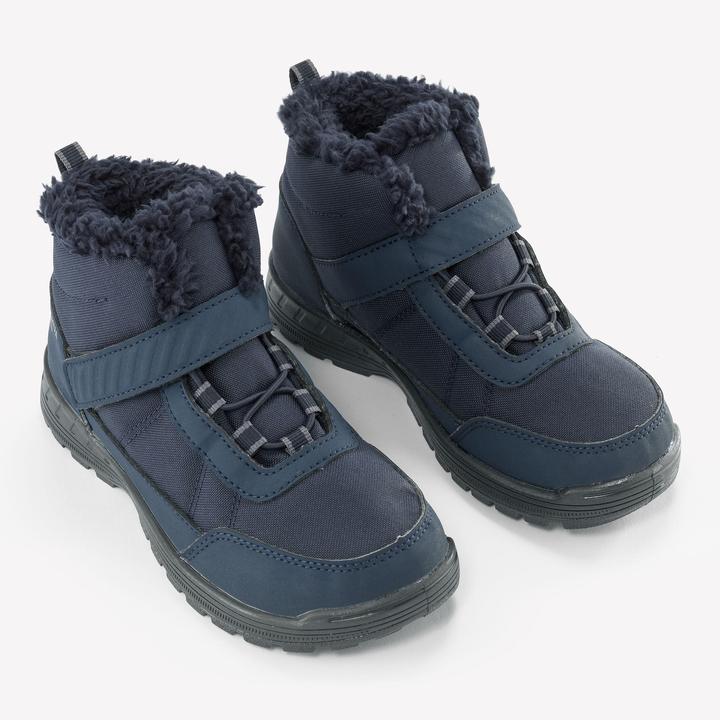 Produktbild Quechua Winterschuhe Kinder Gr. 24–34 Klett warm wasserdicht Winterwandern - SH100 (26)