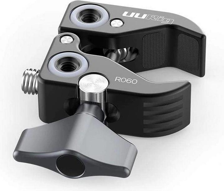 Actual product image Ulanzi Super Clamp Crab Rod Clip (Metal) (Screws, Mounting bracket)