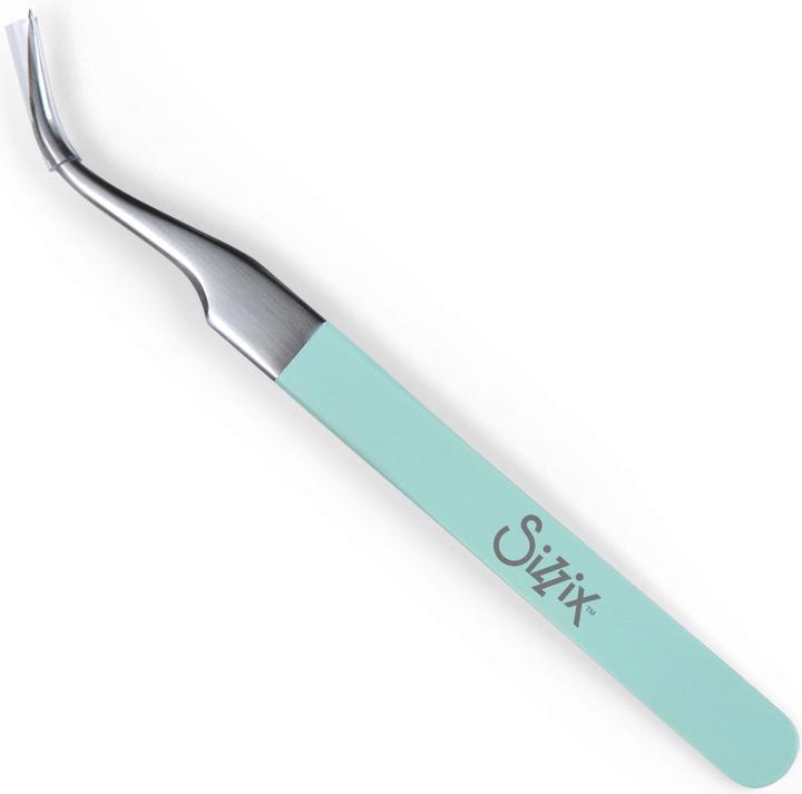 Sizzix Werkzeug zur Herstellung einer gebogenen Pinzette mit feiner Spitze