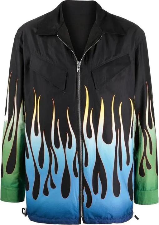Actual product image Kenzo Flame Print Reversible Jacket (L)