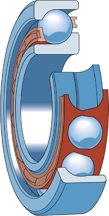 Image du produit SKF Roulements à billes à contact oblique 7207 BECBP Ø intérieur 35 mm Ø extérieur 72 mm Largeur17 mm