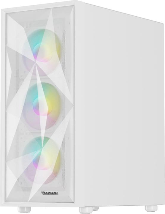 Image du produit Genesis Obudowa Diaxid 605 ARGB biała (NPC-2173) (mATX, ATX, Mini-ATX)