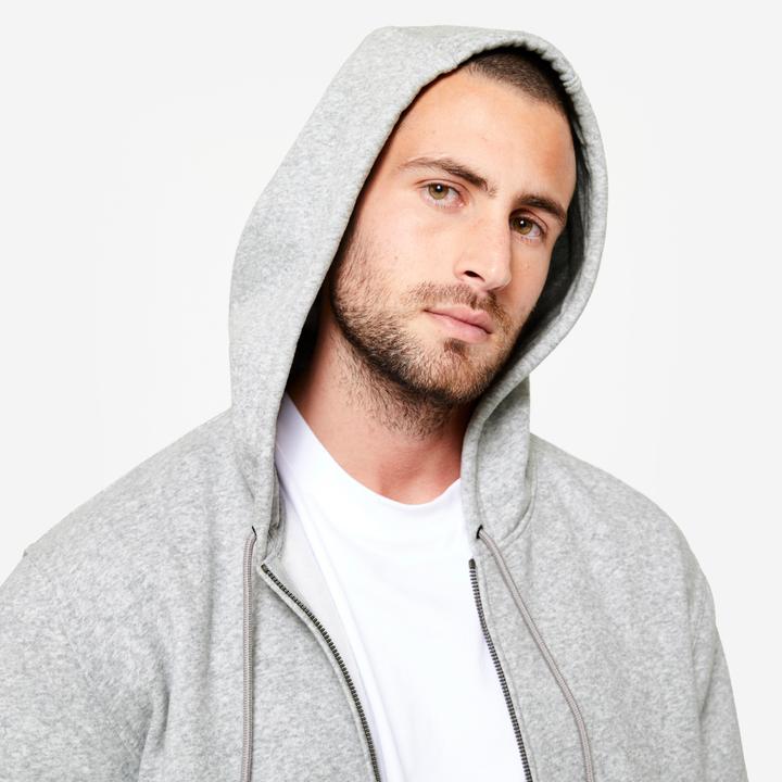 Produktbild Domyos Kapuzenjacke Herren - grau (S)