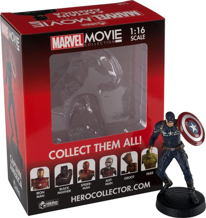 Actual product image Thumbs Up ThumbsUp! action figure Captain America 1:16 blue/red