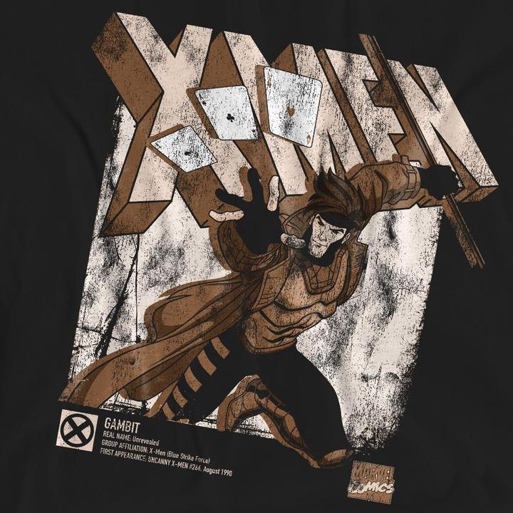 Immagine prodotto X-Men Maglietta Gambit Infografica Adulto Unisex (M)