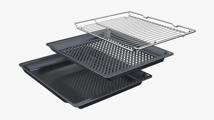 Image du produit Bosch Hausgeräte Set four encastrable, HBG578BS3 + PKN645BA2E, Four encastrable, Plaque de cuisson électrique