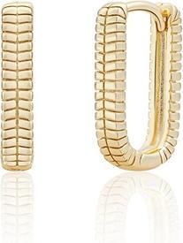 Produktbild Sparkling Jewels Sparkling Gold-Plated Dangle Earrings Eag25