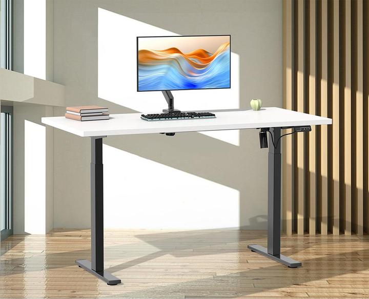 Produktbild VCM Schreibtisch verstellbar Lona 110x80 sw (110 x 80 x 120 cm)
