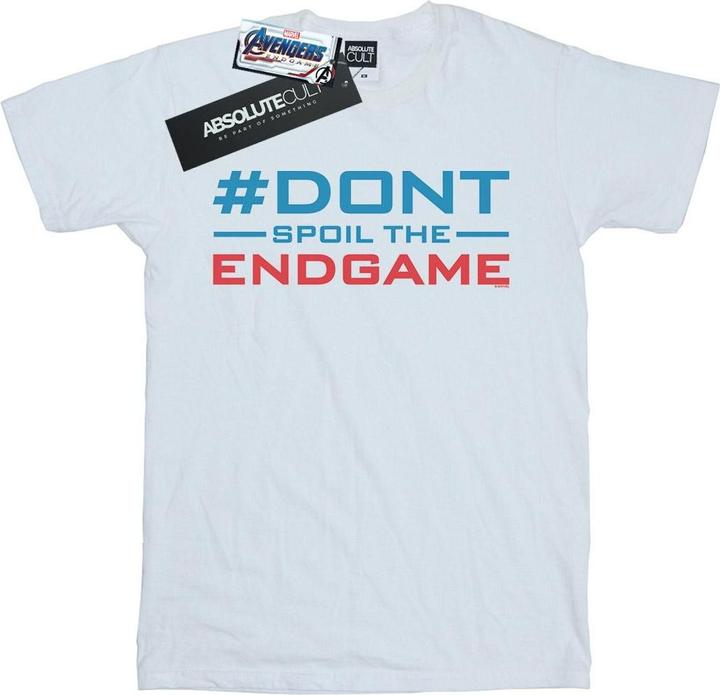 Actual product image Mens Avengers Endgame Don't Spoil The Endgame T-Shirt (XXL)