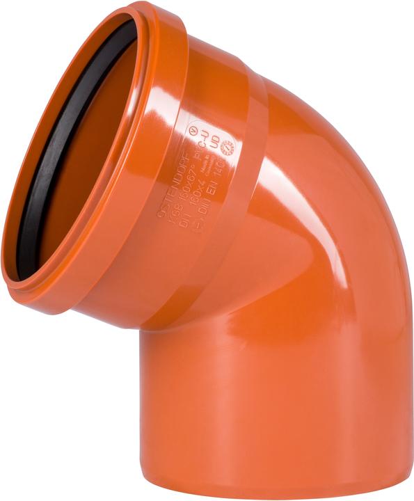 Actual product image Ostendorf KG Bend DN/OD 160, 67degrees (Angled connection)
