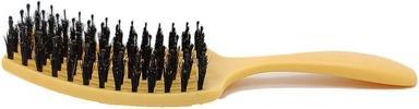 Olivia Garden Care Mini Detangling Brush for Kids Yellow with Boar Bristles