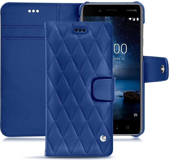 Bleu océan - Couture ( Nappa - Pantone #15458a)