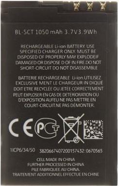 Image du produit Nokia BL-5CT Batterie pour 1050mAh Li-Ion (OEM)