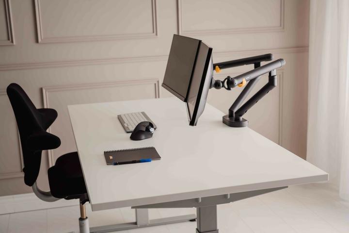 Image du produit Bakker Elkhuizen BNEBFDDG BAKKER BE Bras flexible pour écran (Tables, 35")