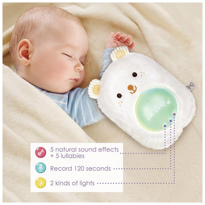 Actual product image Hape Music Plush Bear with Sleep Light