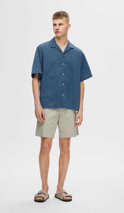 Image du produit Selected Homme Chemise en jean à manches courtes (S)