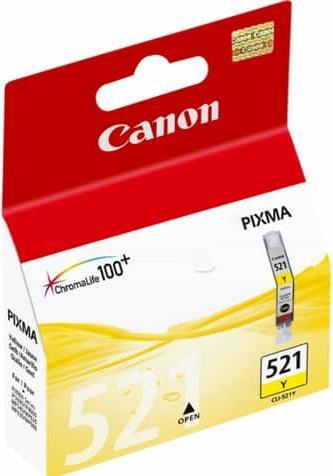 Actual product image Canon CLI-521 Y BLISTER W/SEC (Y)