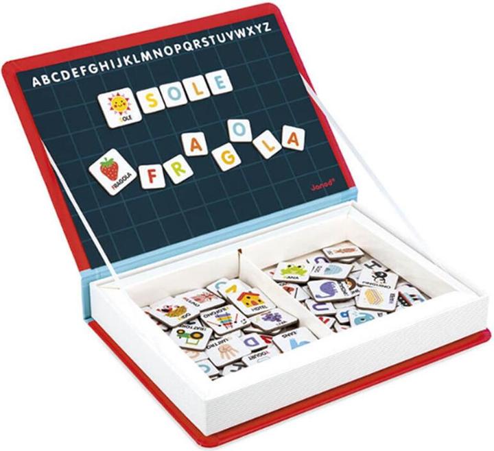 Actual product image Janod Magnet Book Alphabet (Italian)