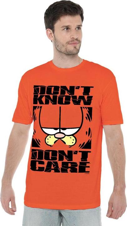 Immagine prodotto Garfield Don't Know Don't Care Maglietta Uomo (4XL)